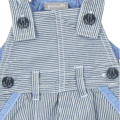 Salopette - GRAIN DE BLÉ - 1 mois (53)