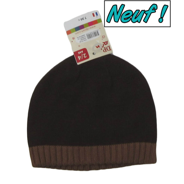 Bonnet neuf - DPAM - 2-4 ans