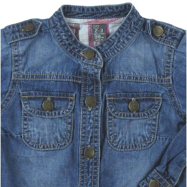 Robe en jeans - ZARA - 2-3 ans (98)