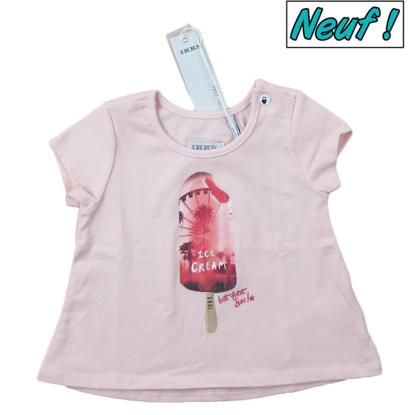 T-Shirt neuf - IKKS - 3 mois (59)