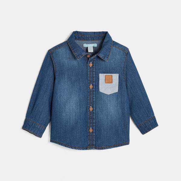 Chemise en jean - OBAÏBI - 3 mois (59)