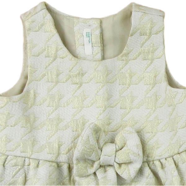 Robe dorée - BENETTON - 6-9 mois (68)