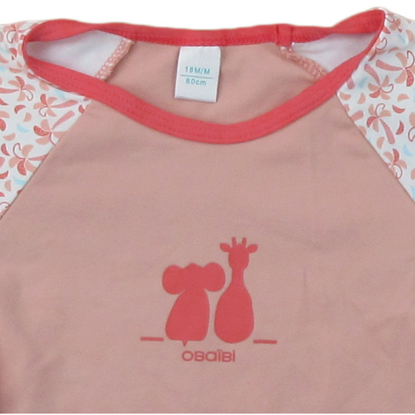 T-Shirt anti-UV - OBAÏBI - 18 mois (80)