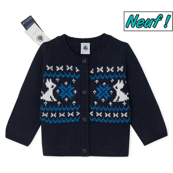 Gilet neuf - PETIT BATEAU - 18 mois (81)