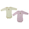 Set van 2 rompertjes - PETIT BATEAU - 3 maanden (60)