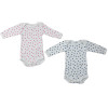 Set van 2 rompertjes - PETIT BATEAU - 3 maanden (60)