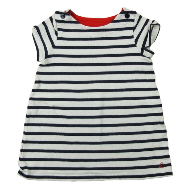 Jurk - PETIT BATEAU - 12 maanden