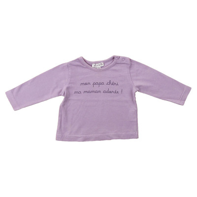 Langärmliges T-Shirt - Grain de blé - 3 Monate 60 cm