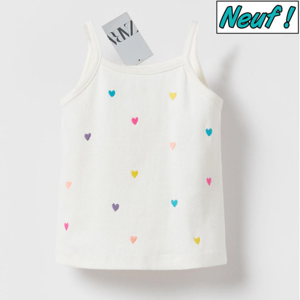 Nieuwe tanktop - ZARA - 4-5 jaar (110)