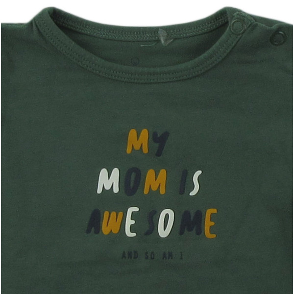 T-Shirt - CUDDLES & SMILES - 9 mois (74) | Vêtements de seconde main pour filles et garçons de 0 à 6 ans. Chaque pièce est sé