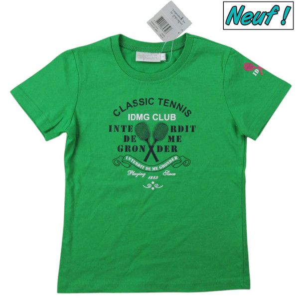 T-Shirt neuf - INTERDIT DE ME GRONDER - 4 ans