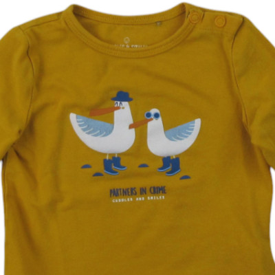 T-Shirt - CUDDLES & SMILES - 6 maanden (68)