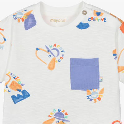 T-Shirt neuf - MAYORAL - 9 mois (74)