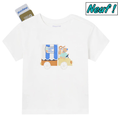 T-Shirt neuf - MAYORAL - 9 mois (74)