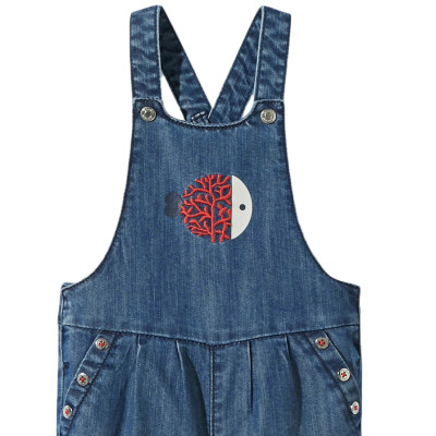 Salopette en jeans - OBAÏBI - 6 mois (68)