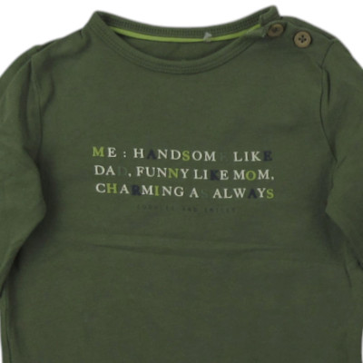 T-Shirt - CUDDLES & SMILES - 12 mois (80)