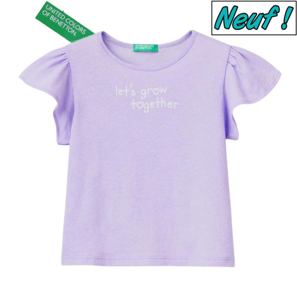 T-Shirt neuf - BENETTON - 18-24 mois (90)