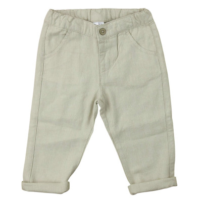 Pantalon en lin - GRAIN DE BLÉ - 12 mois (74)