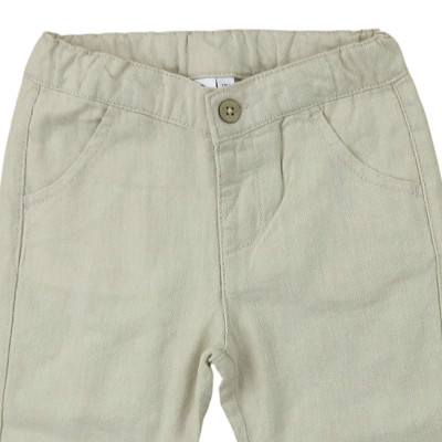 Pantalon en lin - GRAIN DE BLÉ - 12 mois (74)