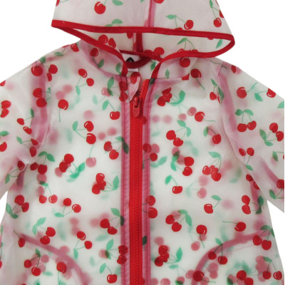 Transparante windjack - GRAIN DE BLÉ - 12 maanden (74)