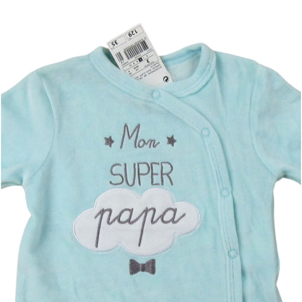 Pyjama neuf en velours - 3 mois