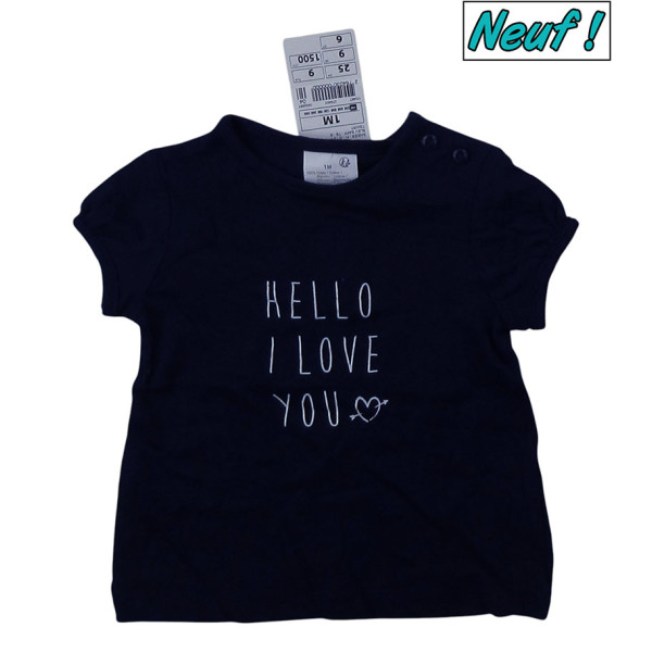T-Shirt neuf - 1 mois