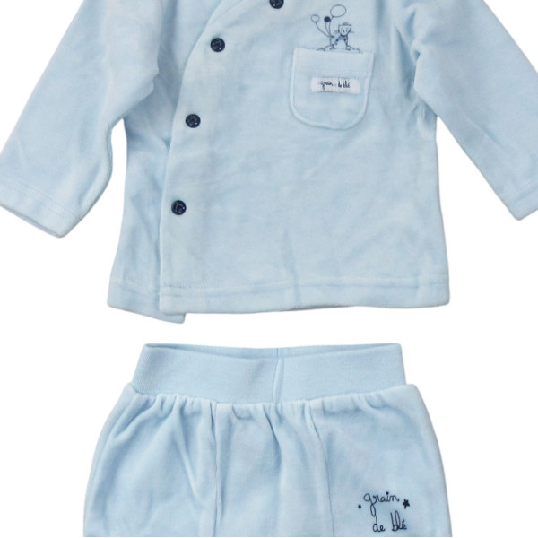 Ensemble polaire neuf - GRAIN DE BLÉ - 3 mois