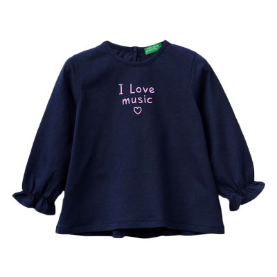 Langärmliges T-Shirt - Benetton - 3-6 Monate 62 cm