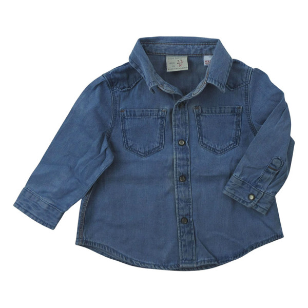 Chemise - ZARA - 3-6 mois (68)