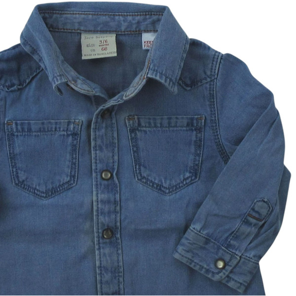 Chemise - ZARA - 3-6 mois (68)
