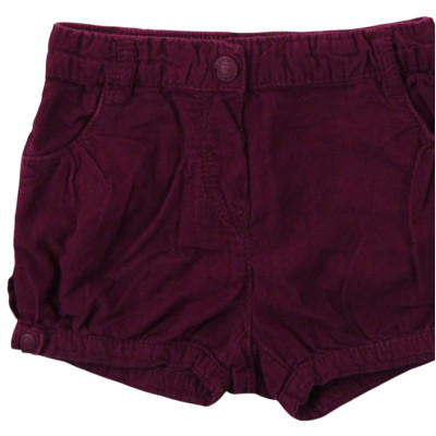 Short en velours - OBAÏBI - 12 mois (74) – vêtement d’occasion bébé et enfant