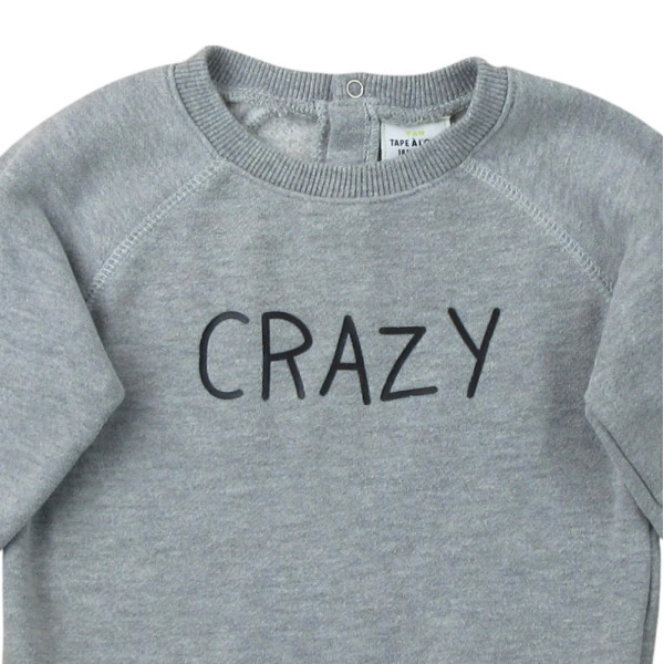 Sweatshirt - TAPE A L'OEIL - 18 maanden (80) - tweedehands kleding voor baby en kind