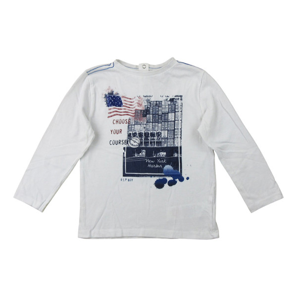 T-shirt - 3 POMMES - 2-3 jaar (98) - tweedehands kleding voor baby en kind