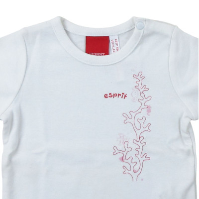 Kurzarm-T-Shirt - Esprit - 62 cm (3 Monate) – Secondhand-Babykleidung/-Kinderkleidung von Esprit – Les Ptits Potes