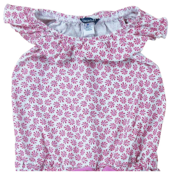 Combi-short - OKAÏDI - 4 ans (104) – Vêtement d’occasion bébé/enfant Okaidi-Obaibi – Les Ptits Potes