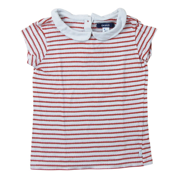 Kurzarm-T-Shirt - Okaidi-Obaibi - 98 cm (3 Jahre) – Secondhand-Babykleidung/-Kinderkleidung von Okaidi-Obaibi – Les Ptits Pot