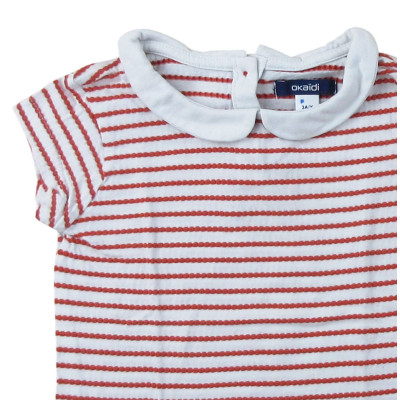 T-Shirt - Korte mouw - Okaidi-Obaibi - 98 cm (3 jaar) – Tweedehands baby- en kinderkleding van Okaidi-Obaibi – Les Ptits Pote