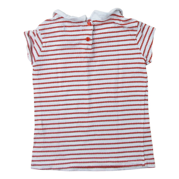 Kurzarm-T-Shirt - Okaidi-Obaibi - 98 cm (3 Jahre) – Secondhand-Babykleidung/-Kinderkleidung von Okaidi-Obaibi – Les Ptits Pot
