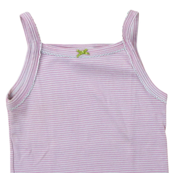 Mouwloos shirt - Petit bateau - 86 cm (2 jaar) – Tweedehands baby- en kinderkleding van Petit bateau – Les Ptits Potes