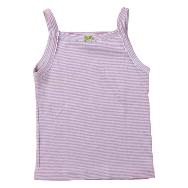 Mouwloos shirt - Petit bateau - 86 cm (2 jaar) – Tweedehands baby- en kinderkleding van Petit bateau – Les Ptits Potes