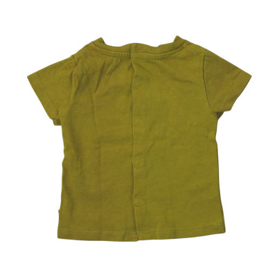 T-Shirt - Korte mouw - Okaidi-Obaibi - 53 cm (1 maand) – Tweedehands baby- en kinderkleding van Okaidi-Obaibi – Les Ptits Pot
