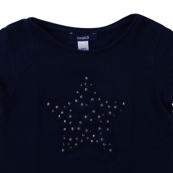 T-Shirt - OKAÏDI - 3 ans (98) – Vêtement d’occasion bébé/enfant Okaidi-Obaibi – Les Ptits Potes