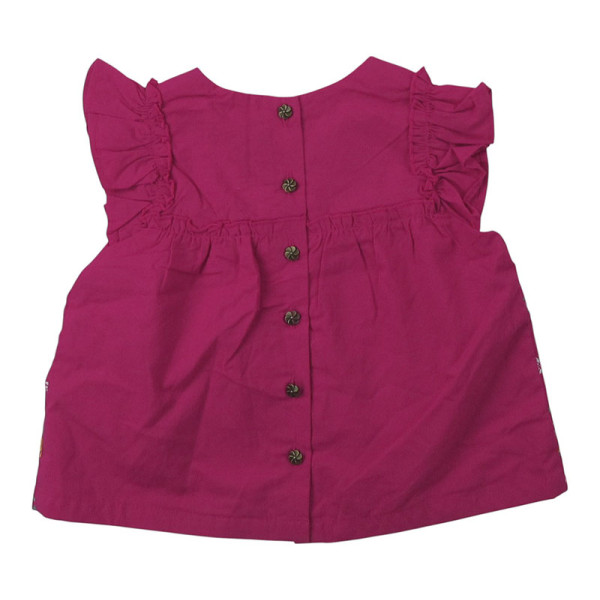 Kurzarmbluse - Sergent Major - 74 cm (12 Monate) – Secondhand-Babykleidung/-Kinderkleidung von Sergent Major – Les Ptits Pote