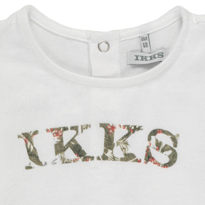 Jurk - IKKS - 6 maanden – Tweedehands baby- en kinderkleding van IKKS – Les Ptits Potes