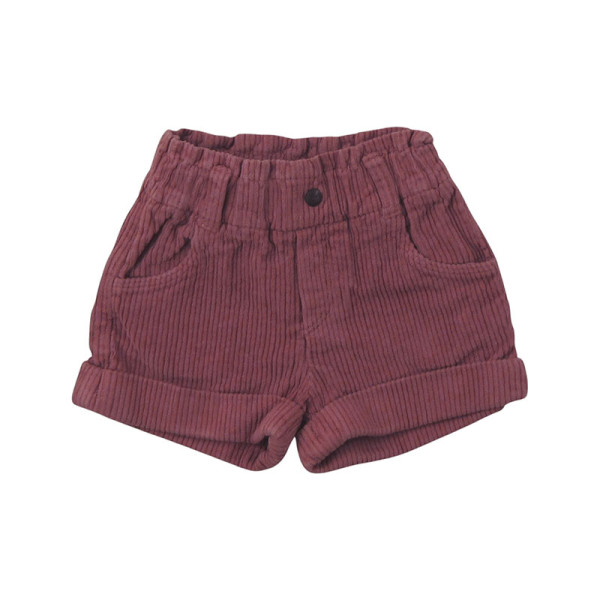 Short en velours - IKKS - 6 mois (68) – Vêtement d’occasion bébé/enfant IKKS – Les Ptits Potes
