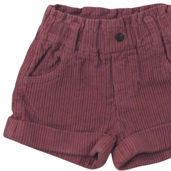 Short en velours - IKKS - 6 mois (68) – Vêtement d’occasion bébé/enfant IKKS – Les Ptits Potes