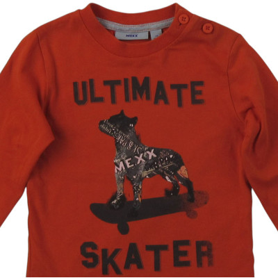 Langärmliges T-Shirt - Mexx - 9-12 Monate 74 cm – Secondhand-Babykleidung/-Kinderkleidung von Mexx – Les Ptits Potes