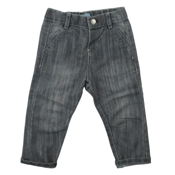 Jeans - Okaidi-Obaibi - 80 cm (18 maanden) – Tweedehands baby- en kinderkleding van Okaidi-Obaibi – Les Ptits Potes