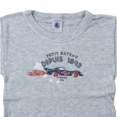 Kurzarm-T-Shirt - Petit bateau - 104 cm (4 Jahre) – Secondhand-Babykleidung/-Kinderkleidung von Petit bateau – Les Ptits Pote