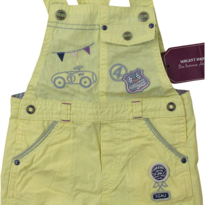 Korte overalls - Sergent Major - 6-9 maanden – Tweedehands baby- en kinderkleding van Sergent Major – Les Ptits Potes